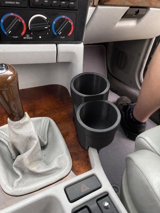 Portavasos doble BMW E34 consola central
