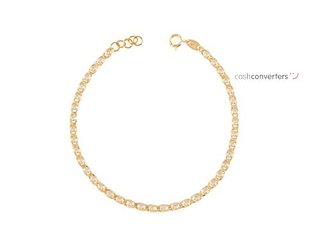 pulsera oro 18k con piedra con circonita