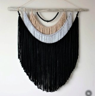 Tapiz Macramé Decorativo