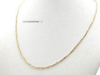 cadena oro 18k 22cm