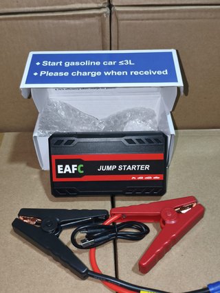 Arrancador 600A Batería Gasolina 3L maximo con LED