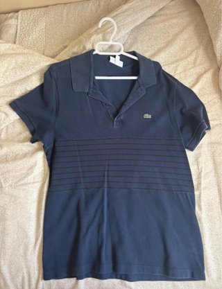 Polo Lacoste Azul Talla L