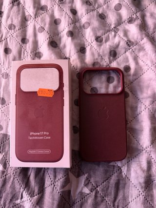 Funda Apple TechWoven Roja para iPhone 17/18 Pro