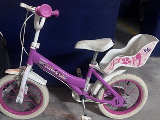Bicicleta Patrulla Canina Morada 12