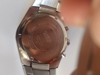Casio Edifice EF-501 cronógrafo negro acero 100M