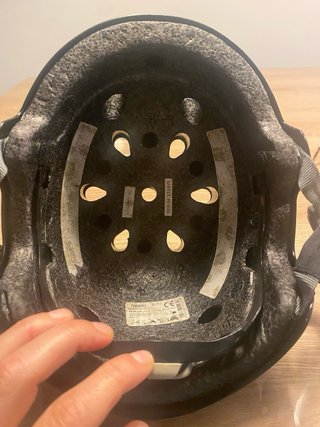 Casco de Patinaje Oxelo Negro (50-54 cm)