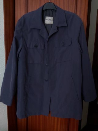 Brooks chaqueta azul marino Vintage 90s