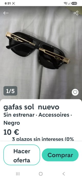 Gafas de sol CAZAL negras