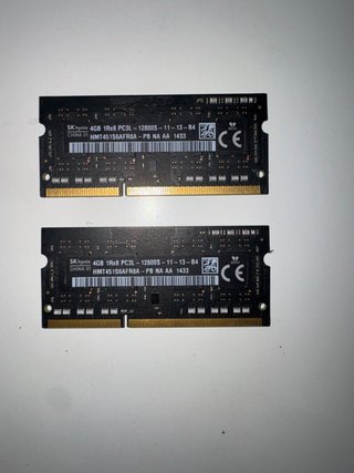 2 Módulos RAM SK hynix 4GB DDR3L (8GB Total) APPLE