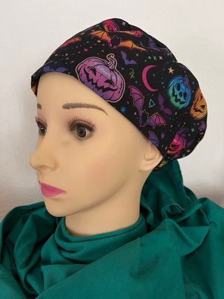 Gorro Halloween Calabazas Murciélagos
