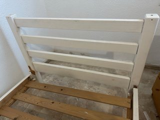 Cama individual blanca 90x180 cm
