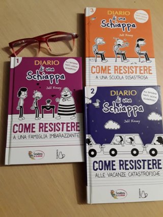 Set tre libri " Diario di una schiappa "