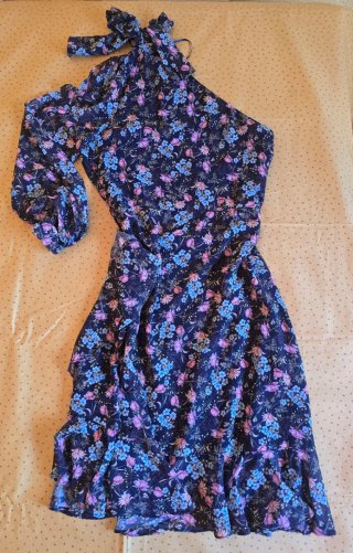 Vestido corto estampado