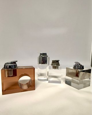 Set di 4 accendini vintage anni 70