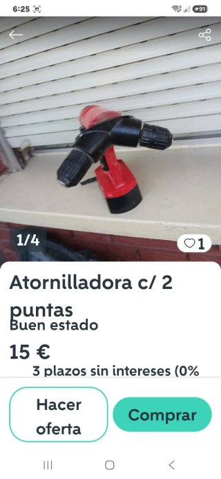 Atornillador c/ 2 puntas