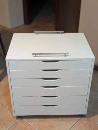 Cajonera IKEA Alex Blanca