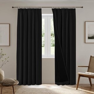 BellaHills Cortinas Blackout Opacas 140x240cm 2Pcs