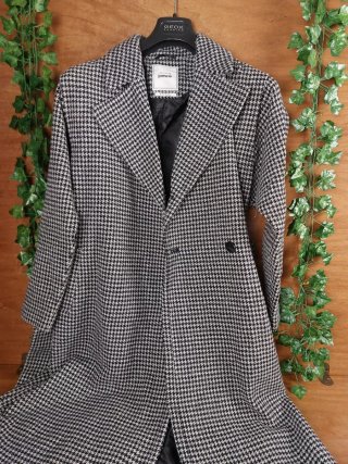 Cappotto Lungo Pied de Poule Pimkie