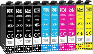 Jhaan 503XL Pack 10 Epson Workforce WF-2960DWF