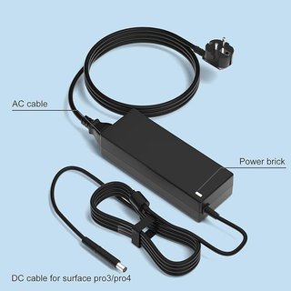 Caricatore Cabuty 15V 6A per Microsoft Surface Pro 4-8