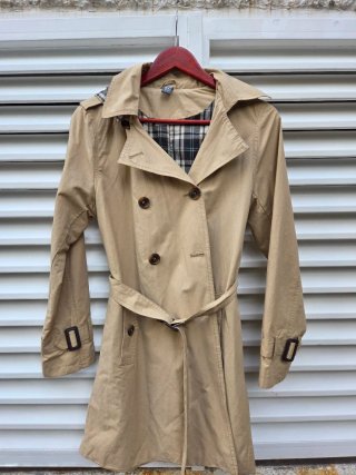 Gabardina Zara Beige Talla XS