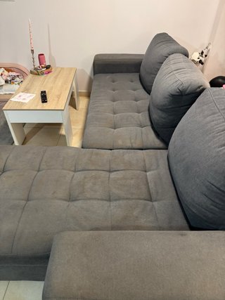 Sofá Cama Gris, Recogida en la Vall d’uixó.