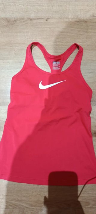 Camiseta Nike Dri-Fit Roja Mujer Talla S