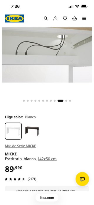 Vari Scrivanie Ikea Micke Bianche