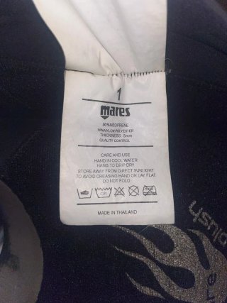 Traje Neopreno Mares Evolution Deluxe 5mm Talla XS