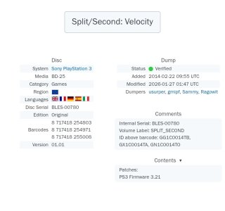 Split/Second: Velocity 🇨🇵 PlayStation 3 🇪🇸