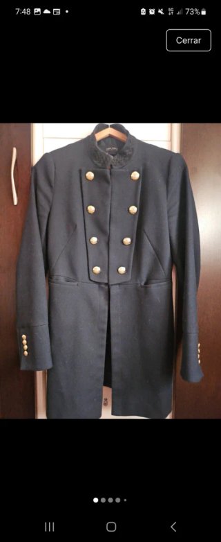 Abrigo Zara Negro