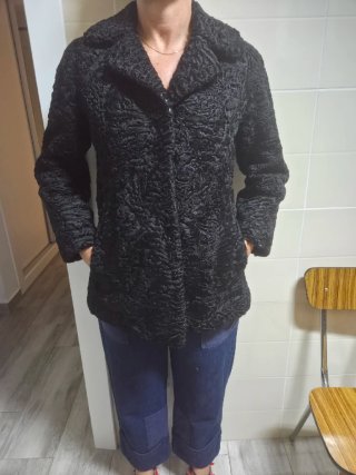 Chaqueta Piel Astracán Vintage Talla S