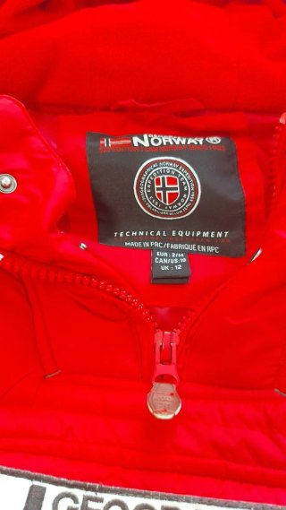 Anorak Canguro Geographical Norway Rojo