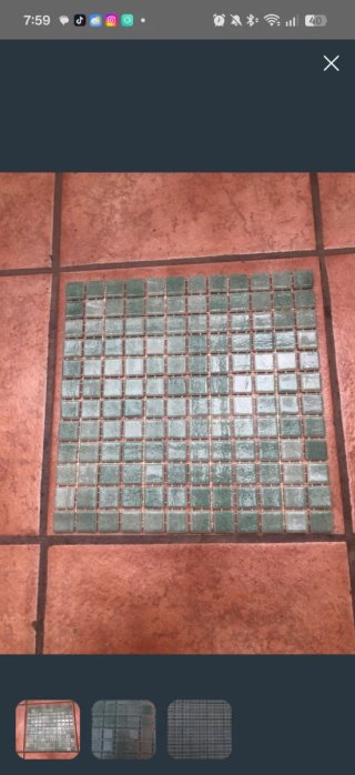 Plaqueta de gresite verde