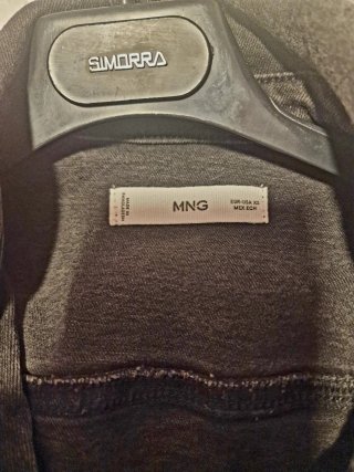 Mono vaquero mujer negro
