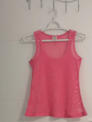 Camiseta de red rosa Colorful Trafaluc