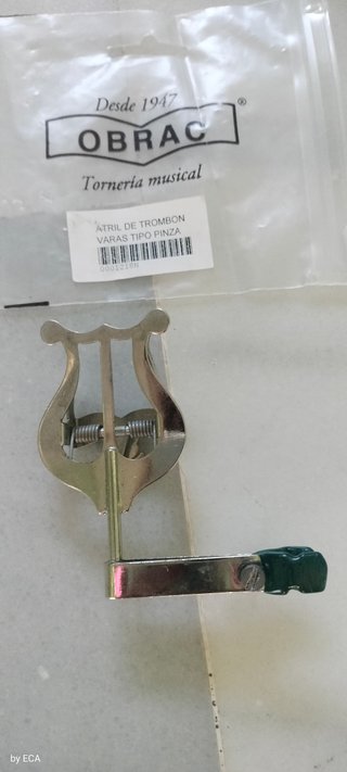 Atril para Trombón de Vara Tipo Pinza