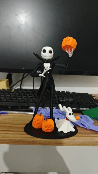 Figura Jack Skellington y Zero
