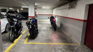 Plaza de parking para moto