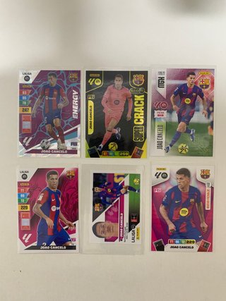 Lote de 6 cromos de Joao Cancelo