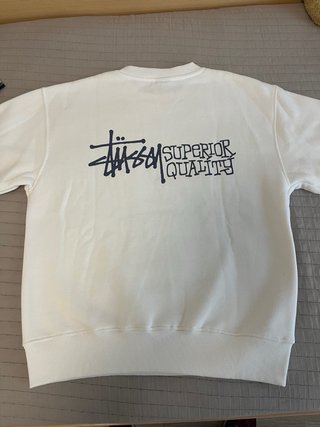 Sudadera Stussy Blanca talla S