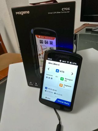 Ciclocomputador GPS Magene C706