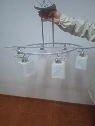Lámpara de Techo con 5 Focos