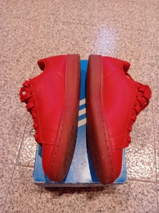 Deportivas Adidas Piel Rojas