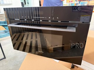 Microondas Integrable Glass Negro de 34L