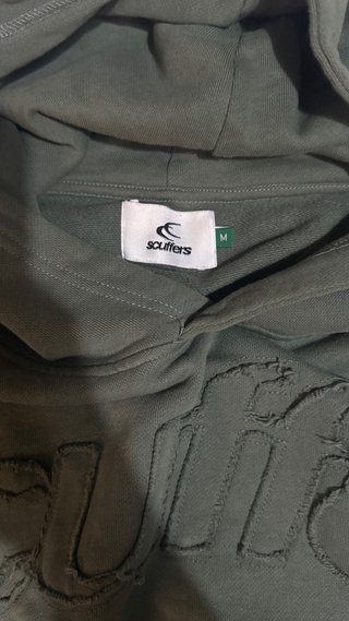 Sudadera Raw Scuffers Verde Oliva