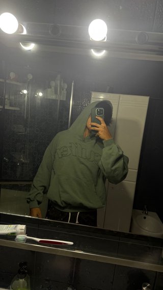 Sudadera Raw Scuffers Verde Oliva