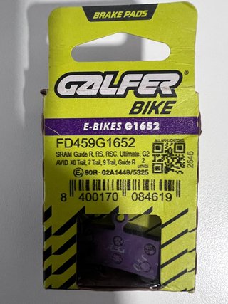 Pastillas de Freno Galfer E-Bike G1652