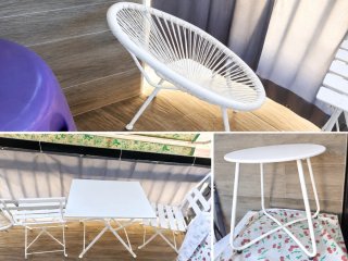 Conjunto mesa y sillas exterior