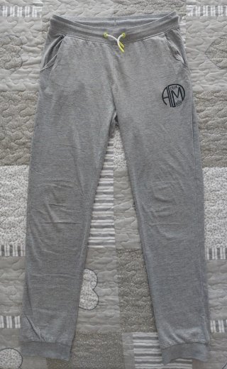 Pantaloni sportivi Admiral grigi 12 anni